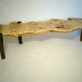 black poplar burl coffee table with walnut legs.jpg